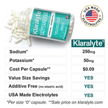 Load image into Gallery viewer, Klaralyte Buffered Electrolyte Salt Capsules
